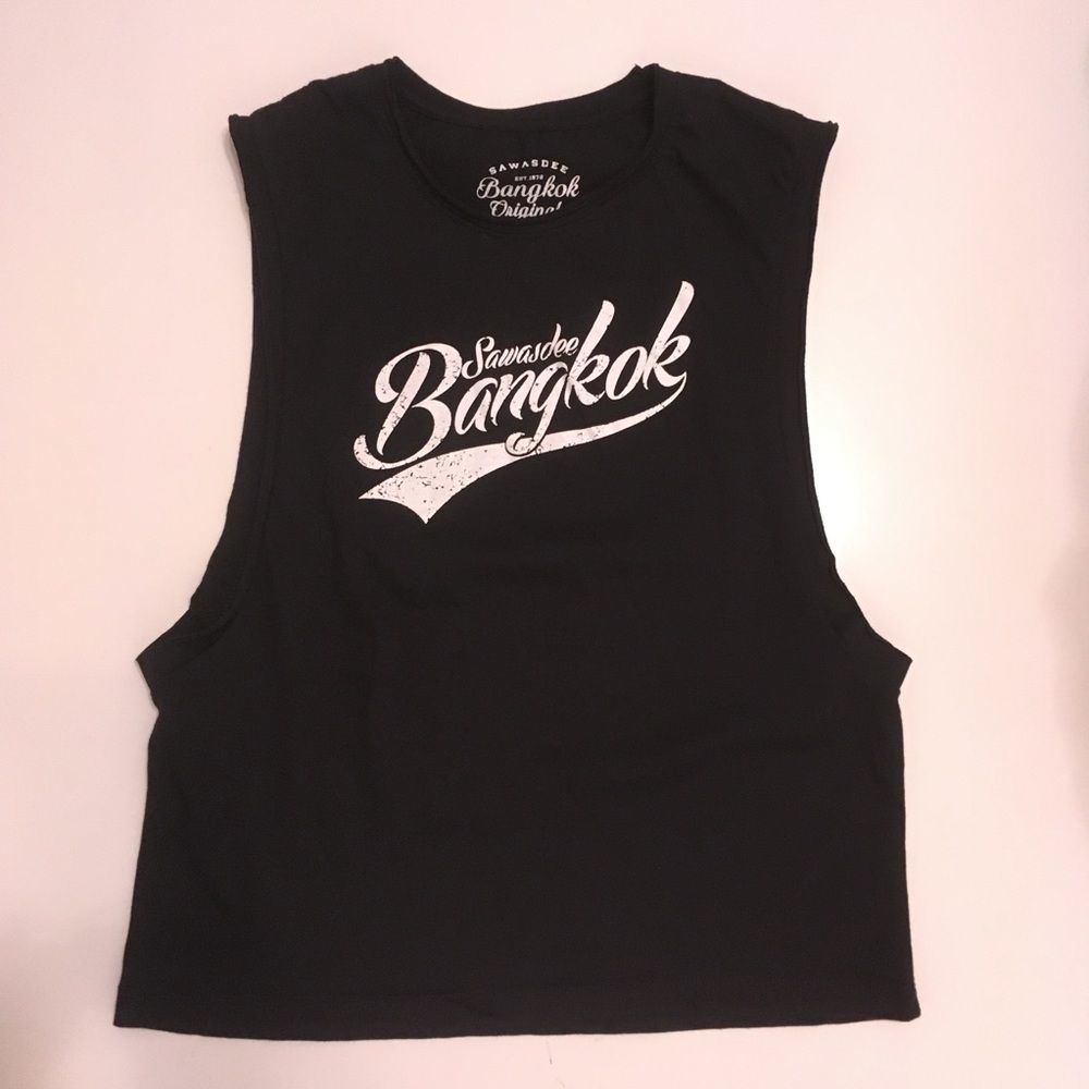 Black Bangkok Originals Muscle Tank